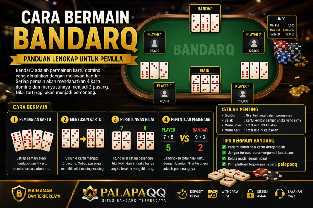 Cara Bermain BandarQ untuk Pemula